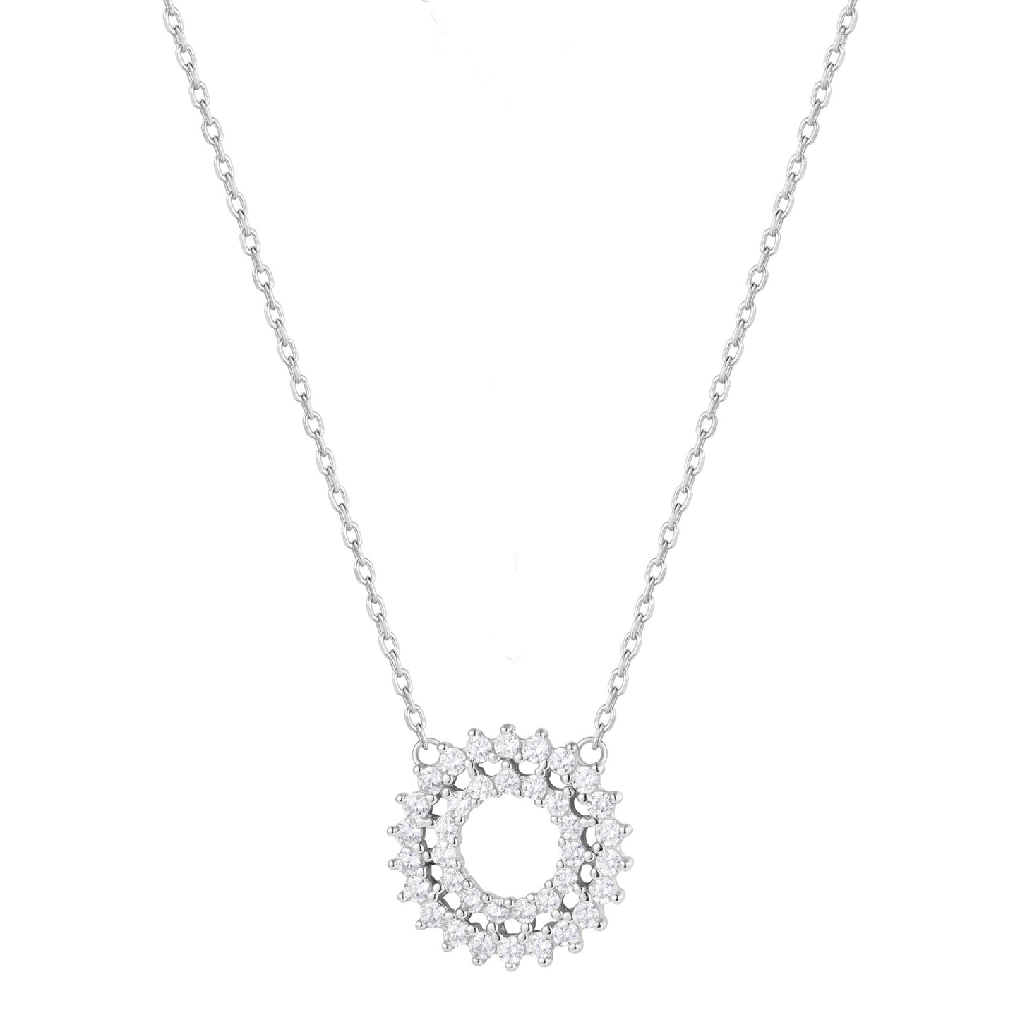 ELSIE BOHO SUN SILVER NECKLACE