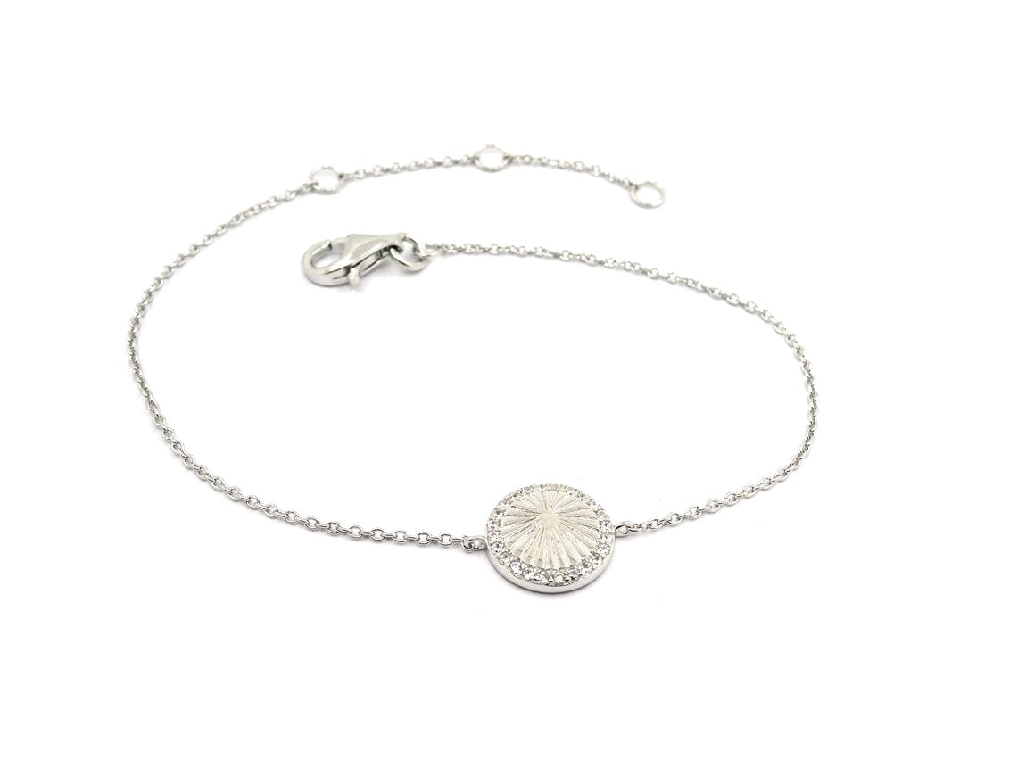 Paris disc bracelet