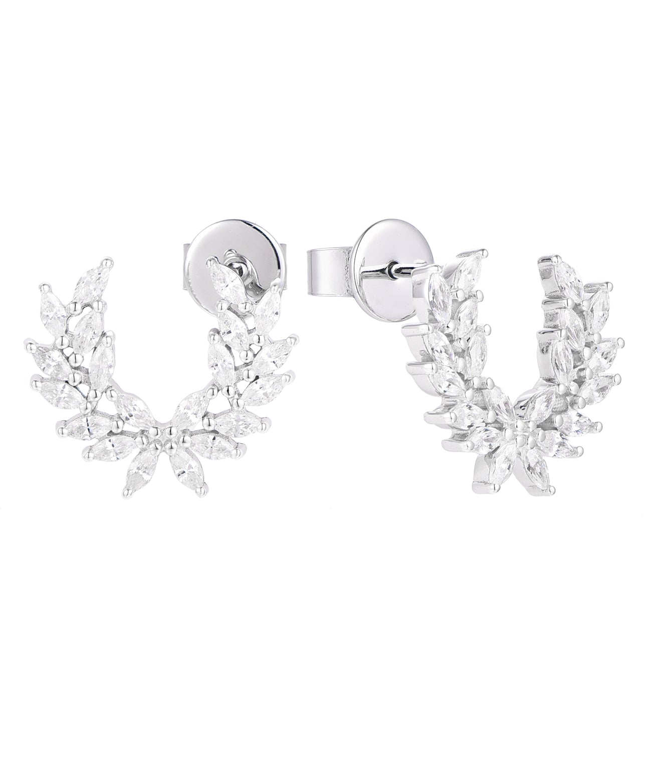 TAMARA WREATH SILVER EARRINGS