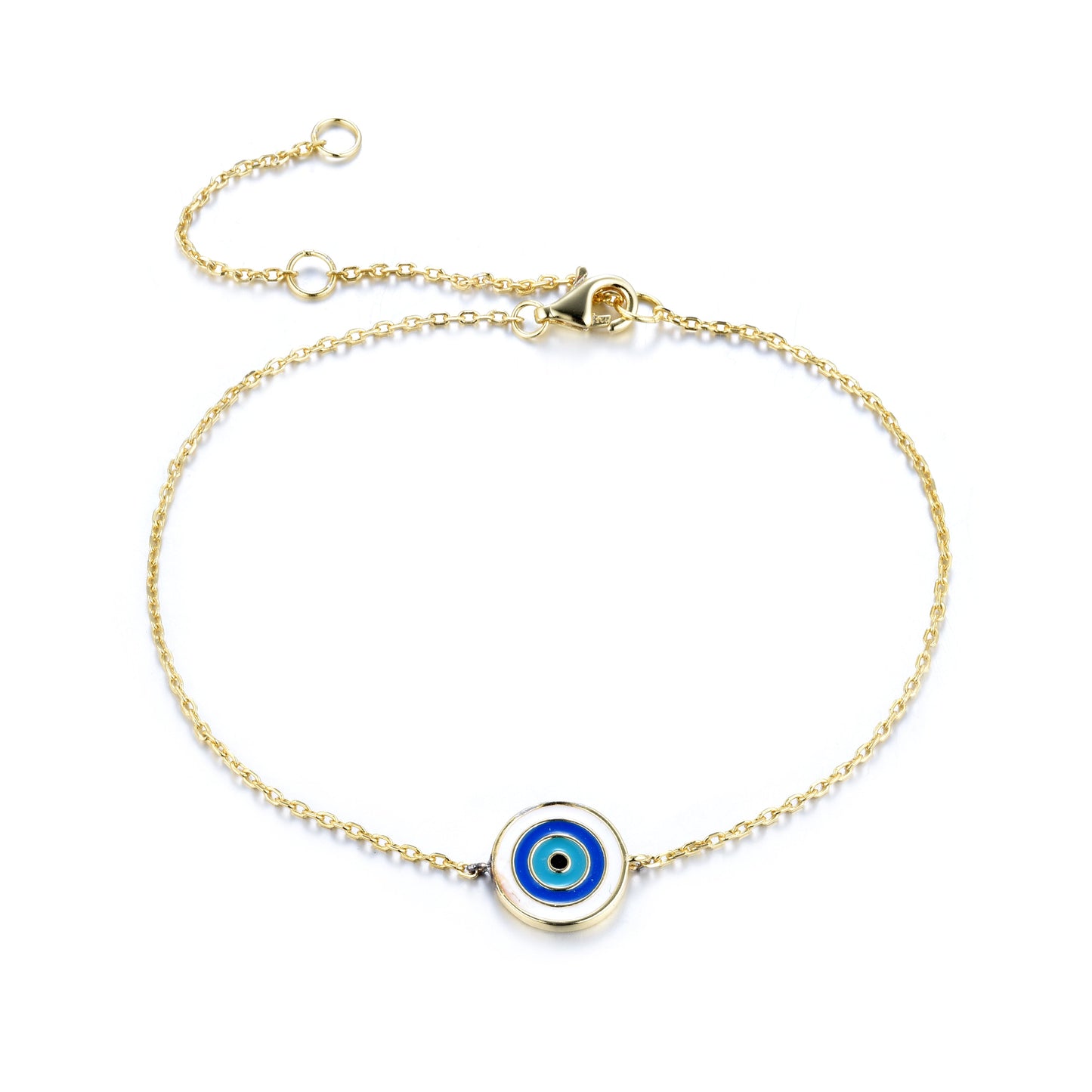 Aura Evil Eye Gold Bracelet