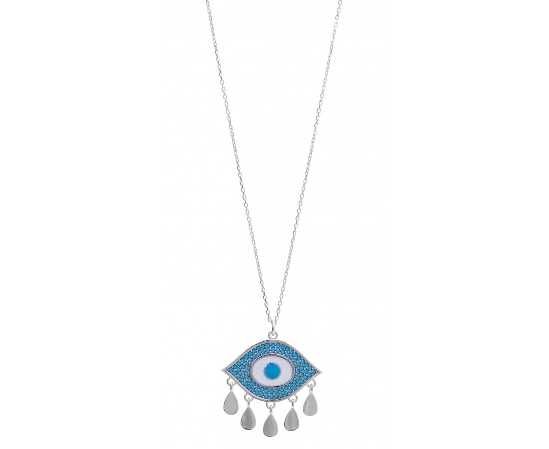 AURORA TURQUOISE EVIL EYE NECKLACE