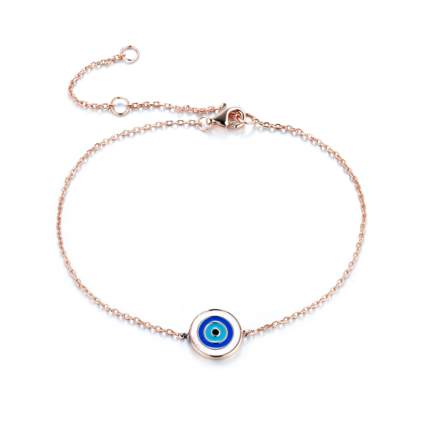 Aura Evil Eye Rose Gold Bracelet