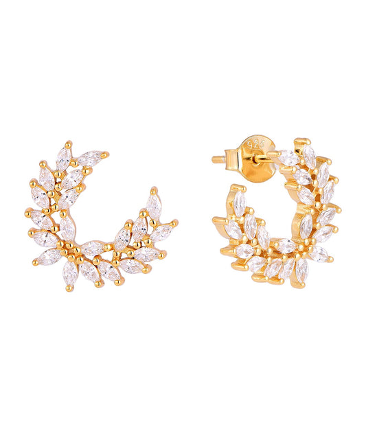 TAMARA WREATH GOLD EARRINGS