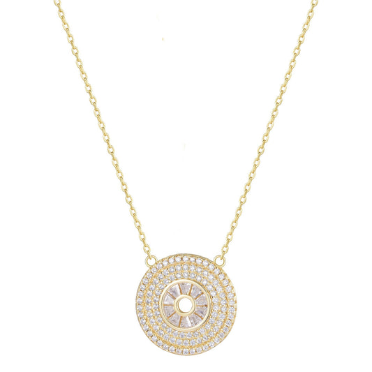 CLARA BAGUETTE GOLD NECKLACE