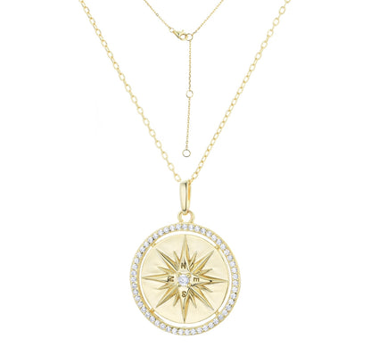 LUCIA COMPASS GOLD NECKLACE