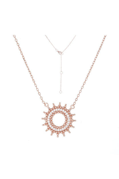 BOHO SUN ROSE GOLD NECKLACE