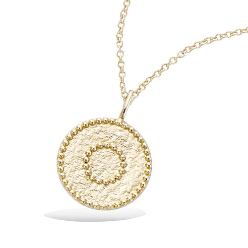 SKYE CIRCLE GOLD NECKLACE