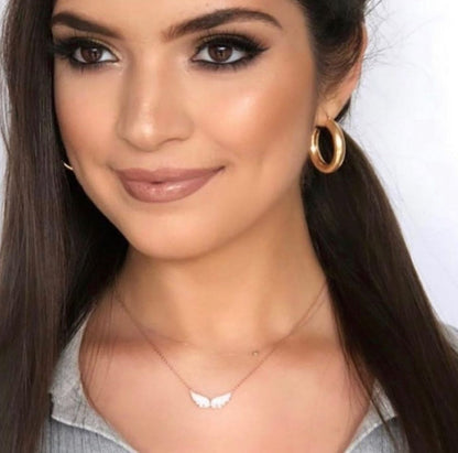 ANGEL WINGS ROSE GOLD NECKLACE