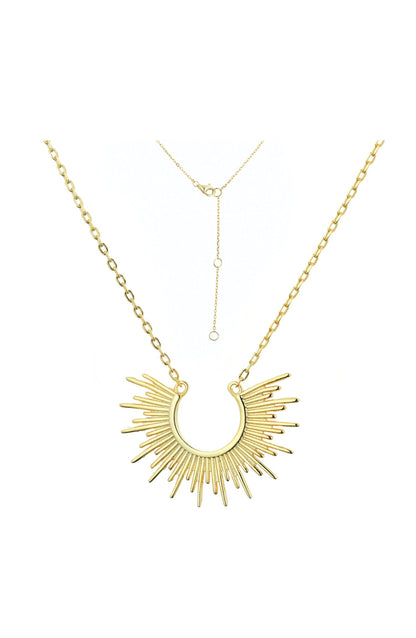 SUNBURST GOLD NECKLACE