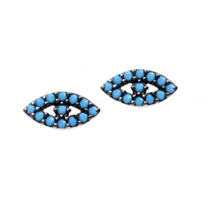 EYES ON ME EVIL EYE EARRINGS