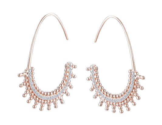 BOHO SUN ROSE GOLD EARRINGS