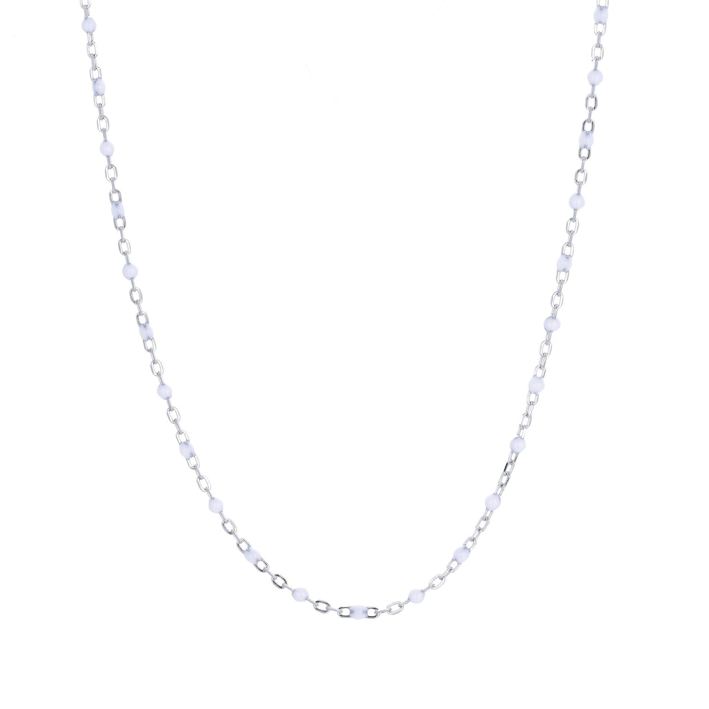 vintage alhambra clover silver necklace