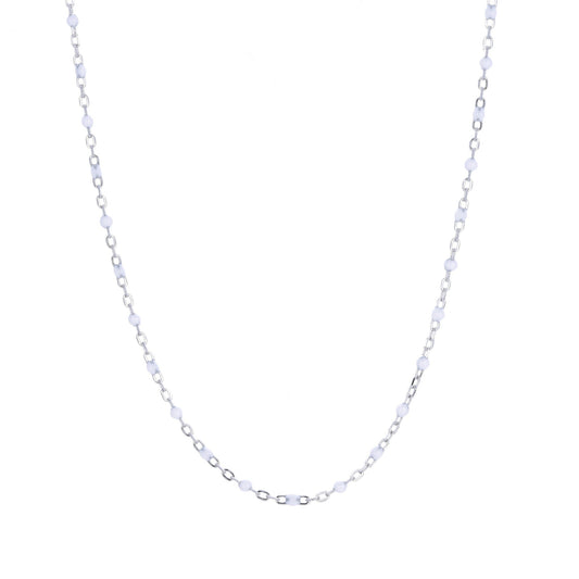 vintage alhambra clover silver necklace