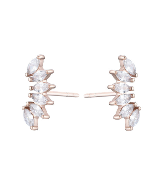 SIA CRYSTAL ROSE GOLD EARRINGS