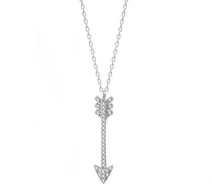 SILVER ARROW NECKLACE