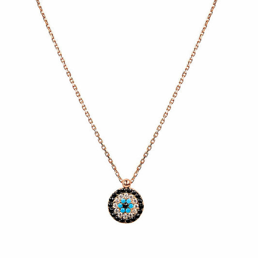 Mystic Evil Eye Gold Necklace