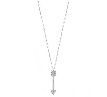 SILVER ARROW NECKLACE