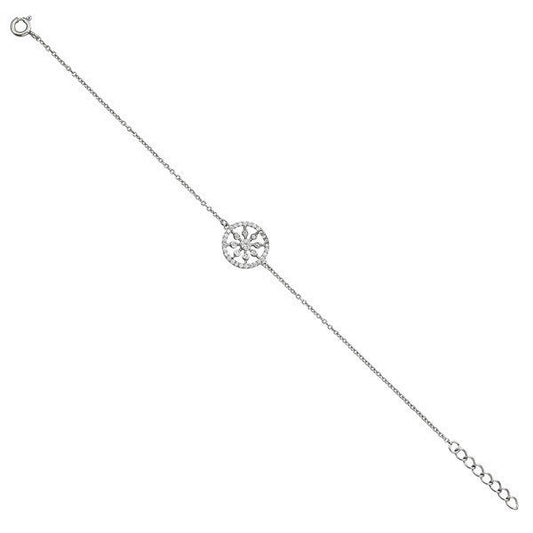 snowflake silver bracelet