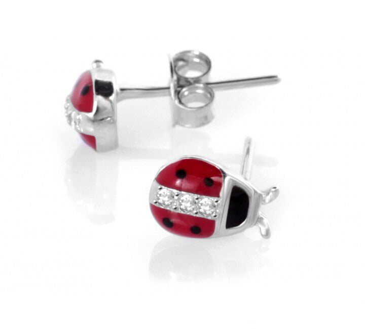 LADYBUG EAR STUDS